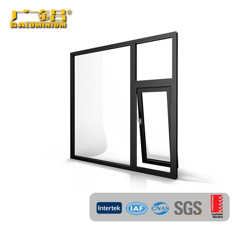 Ventana exterior de aluminio esmerilado